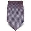 Vincenzo Boretti cravatta elegante classica da uomo, 8 cm x 15 cm, di pura seta di alta qualità, idrorepellente e antisporco, motivo pied-de-poule