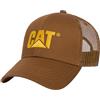 Caterpillar - Raised Logo Hats with Embroidered Front And Contrast Mesh Back with Plastic Snapback Closure, Cappellino da Baseball Uomo