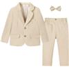 Volunboy Completo da Ragazzo 2 Pezzi Abito da Cerimonia per Bambini Blazer e Pantaloni Eleganti per Matrimonio e Festa