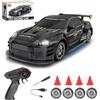 Siereolly Auto telecomandata 1:24 Scale Drift Car 4WD 2.4GHz RC Drift Auto 20KM/H Auto da corsa ad alta velocità con due batterie, luci a LED