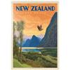 MyPuzzle.com MyPuzzle Nuova Zelanda: Milford Sound, Poster D'epoca - Premium 1000 Pezzi Puzzle - MyPuzzle Collezione speciale di Anderson Design Group
