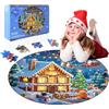 KISPATTI Puzzle di Natale per Bambini, 71 Pezzi di Carta, Educativo Infantile per 3-8 Anni, Regalo di Compleanno e Natale Adatto per Ragazze e Ragazzi