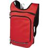 Generic Zaino da bambino ideale per essere visibile in bicicletta passeggiata colore arancione con fascia riflettente