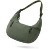 VASCHY Borsa Mezzaluna Donna Tracolla,Moon Bag Leggera in Nylon Marsupio Donna Tracolla Per Shopping/Viaggio/Lavoro/Mare