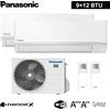 Panasonic Climatizzatore dual split serie TZ A+++ R32 PANASONIC 9000+12000 con WiFi e Nano