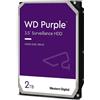 Western Digital WD23PURZ 2TB Hard Disk 3,5 Videosorveglianza 5400Rpm DVR NVR