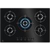 ELECTROLUX EGG75372K PIANO COTTURA IN VETRO A GAS 5 FUOCHI NERO 75 CM