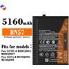Crucial BATTERIA BN57 PER XIAOMI POCO X3 PRO M2102J20SG M2102J20SI QUALITA' ORIGINALE