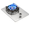 CHALKE Fornello A Gas da 33 Cm, 1 Fornello A Gas NG/GPL Fornello A Gas Convertibile Vetro Temperato Nero Accensione Automatica A Impulsi Cucina Domestica (Color : A, Size : LPG)