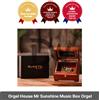 Senza marchio Orgel House Mr Sunshine Green Sleeves Carillon in legno Orgel Carillon a 18 note