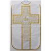 The Church Shoppe Nuovo Bianco Fiddleback Casula Massa Casula Con Massa Set Tela Foderato