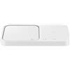 Samsung wireless charger duo 15w fast charging 2.0 con caricabatterie 25w, bianco