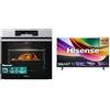 Hisense - Forno da Incasso Multifunzione BI62216AX, 77 L, 11 Funzioni, Pizza 300°C + Smart TV 40 FHD 40E4ST, DTS Virtual X