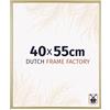 Dutch Frame Factory - Cornice 40x55 cm Oro - Plastica | Vetro acrilico antiriflesso, Montaggio a parete, Adatta per foto, poster o puzzle, Made in Holland