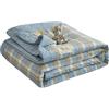 Yekuhe Primaverile Estivo Copriletto Trapuntino Cotone Per Letto Per Singolo/ Matrimoniale/Una Piazza e Mezza Morbida Coperta Leggera Trapunta Estiva Morbido E Confortevole(Color 3,150x200cm/only 1 Quilt)