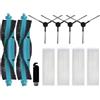 EADXCSF Aspirapolvere Spazzola Principale Spazzola Laterale Filtro Hepa Mop Pad, Compatibile con Proscenic M6 PRO, Accessori di Ricambio for Robot(Set D)