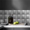 AREDE 32 Pz Adesivi per Piastrelle Bagno e Cucina 10 x 10 cm Autoadesivo Decorazione Adesivo murale in PVC Impermeabile Adesivi Parete mattonelle mosaico stile / T1081
