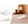 Comfort Sleep Cuscino a Cuneo Antireflusso 60x38x9 cm Anti-Coliche - Cuscino a Cuneo Bianco Fodera Sfoderabile Extra Morbida