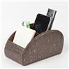 WAYIFON Supporto per telecomando con 5 tasche, grande supporto per TV, DVD, 4K Stick e Bluray, telecomando per penne, L-Retro marrone