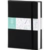 Ohuhu Blocco per schizzi artistici, 14 x 21,6 cm, double-face, 50 fogli | Piccolo blocco da disegno, 72,6 kg/280 g/m², carta da disegno liscia, 50 fogli/100 pagine, blocco da disegno con copertina