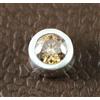 Nuovo Design 1.42 KT Certificato Rotondo Marrone Pendente Diamante Solitario