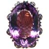 PNG Anello PNG In Argento Sterling 925 22 x 32 mm Zaffiro Blu Ametista Mis 7.25