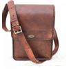 Fatto a mano 11" Donna Borsa Vintage In Pelle Verticale Con Tracolla E Portadocumenti