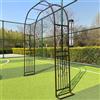 Rytgdxss Traliccio per Rampicanti,Arco per Rose,Arco Matrimoniale In Ferro Battuto,Elegante E Stabile Per Cerimonia All'aperto In Giardino(L180xW40xH230cm)