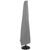 LZQpearl Copertura Ombrellone Impermeabile, Resistente Tessuto Antistrappo Resistente All'ombrello Copertura Per Ombrellone A Sbalzo Extra Grande, Impermeabile, Antivento, Anti-UV (Grey,190*50*30CM)