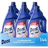Deox Detersivo Lavatrice Liquido Fresh, 144 Lavaggi, 1200 ml x 6 | Smacchia e igienizza il bucato con una formula antiodore, efficace contro sporco e macchie ostinate.