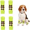 OTKARXUS Scaldamuscoli per cani, 4 pezzi, protezione per gomito per cani, morbidi e caldi, in maglia, per gattini, cuccioli, cani di piccola taglia e gatti (verde, S)