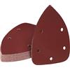 Jamiikury Carta vetrata 320 Girt Mouse, Jamiikury 5 fori dettaglio carta vetrata palma levigatrice per topi levigatrici a gancio e dischi abrasivi ad anello - Confezione da 20