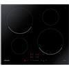 Samsung NZ64T3707AK Nero Da incasso 60 cm Piano cottura a induzione 4 Fornello(i)