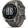 Garmin fēnix 9 3,3 cm (1.3") AMOLED 43 mm Digitale 416 x 416 Pixel Touch screen Titanio Wi-Fi GPS (satellitare)
