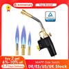 NONE Torcia a Gas MAPP Multiuso con Accensione a Grilletto e 3 Ugelli/Punte, Bombole di Gas Non Incluse