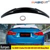 MagicKit Per BMW F36 Gran Coupe 2014-20 Highkick M4 Style Spoiler per bagagliaio posteriore Nero lucido