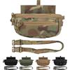 NONE Custodia tattica per gancio Borsa per ciondoli addominali compatta Borsa a tracolla a sgancio rapido integra il portatarga per gilet da caccia Airsoft