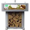 Anthouse.es - Kit Monte delle Formiche in Schiuma a Forma di T 3D - Monte delle Formiche con Formiche Vive Incluse - 14x8x14 cm - Colore Grigio