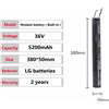 Aleaivy Batteria al Litio Aleaivy 36V 5200mAh per Monopattini Xiaomi Segway Ninebot ES1 ES2 ES3 ES4 E22 E25, Batteria Esterna