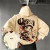 Bandai One Piece Chopper Anime Felpa con cappuccio Uomo Donna Autunno Inverno Nuovo oversize Casual Streetwear Cosplay Pullover Felpa in cotone Y2k