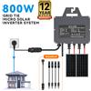 MARS ROCK Micro Convertitore Solare 800W 400W da DC22-60V a AC230V per Pannelli Solari, Sistema di Collegamento alla Rete Domestico, Inverter Fotovoltaico IP67, Spedizione dall'UE