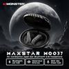 MONSTER Cuffie Monster MQO37 OWS con Gancio per Orecchio, Riduzione del Rumore ENC, Bluetooth 6.0, Auricolari Wireless a Conduzione Aerea per Sport
