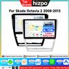 HIZPO Autoradio Android 8Core 2Din Hizpo per SKODA Octavia 2 A5 2008-2013 Octavia 3 A7 2018 Lettore Multimediale con Navigazione e Carplay