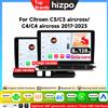 Hizpo per Snapdragon 2DIN Autoradio Android Intelligente per C3 Aircross 2017 - 2023 Citroen C4 Lettore Multimediale per Auto