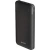YASSINE MOBILESTOP Pb1756 Batteria Esterna Allungata da 10000mAh 10.5W (con Cavo A-C da 0,3m) Nera Confezione Promozionale Rohs
