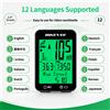 Bikevee Nuovissimo Computer GPS Wireless per Bicicletta, Tachimetro e Contachilometri Intelligente con 12 Lingue e Retroilluminazione Automatica
