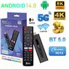 CLIBABIQBOX TV98 ATV stick Smart Android 14.0 2GB 16GB Allwinner H313 HD 8K 4K Player 4G 5G Wifi Supporto OTA BT5.0 Telecomando vocale iptv
