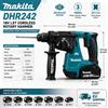 Makita DHR242 18V LXT Martello Perforatore Rotativo Brushless a Batteria 24mm SDS Plus 2.0J Kit Trapano per Calcestruzzo Compatibile con BL1860B BL1840 Spedizione Rapida UE