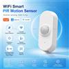 coolo Sensore di Movimento PIR WiFi Tuya, Rilevatore di Presenza a Infrarossi per Casa Intelligente, Opzione Rilevamento Temperatura, Umidità e Luminosità