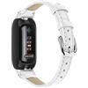 AISPORTS Compatibile con Fitbit Inspire 3 Cinturino in Pelle, Morbido Cinturino Traspirante Sottile Fibbia Classica in Metallo Cinturino Cinturino di Ricambio per Fitbit Inspire 3 Fitness Tracker